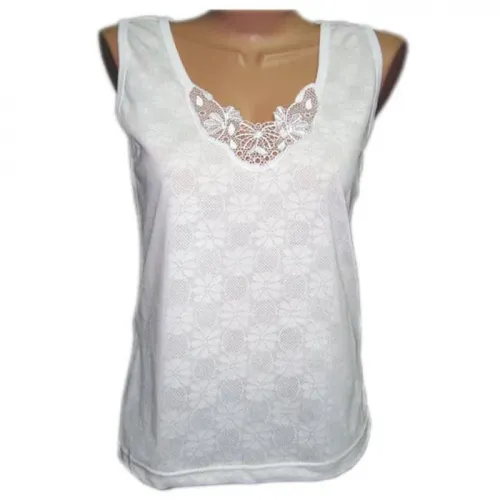 Майка вставка біла (комп'ютерка)